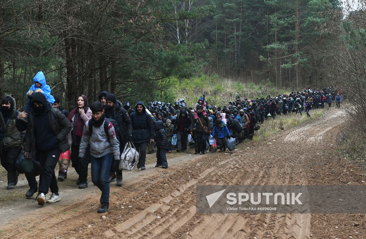 Belarus Poland Border Refugees