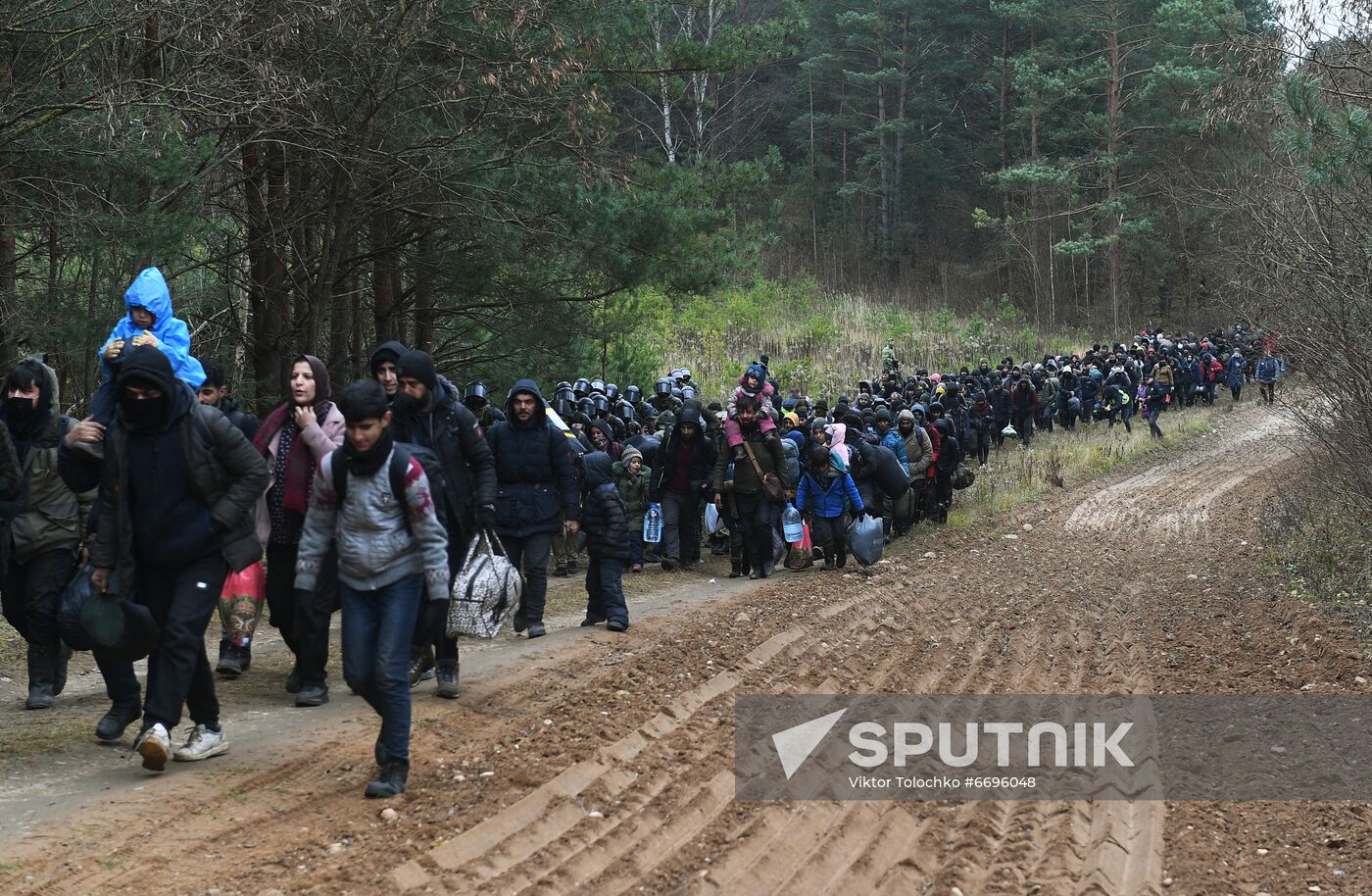 Belarus Poland Border Refugees