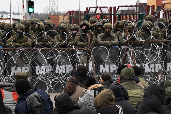 Belarus Poland Border Refugees