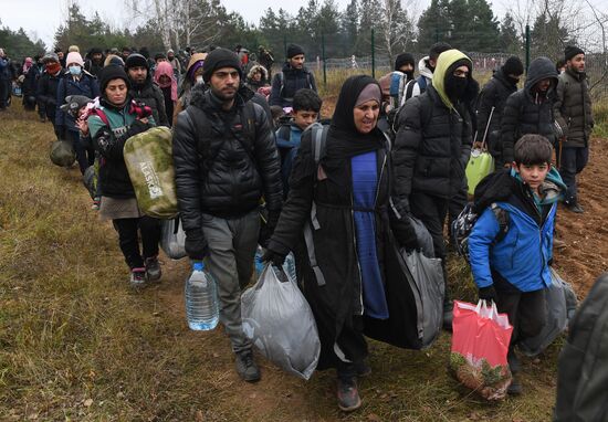 Belarus Poland Border Refugees