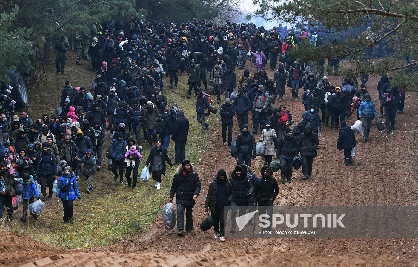 Belarus Poland Border Refugees