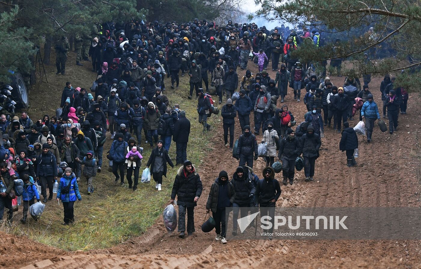 Belarus Poland Border Refugees