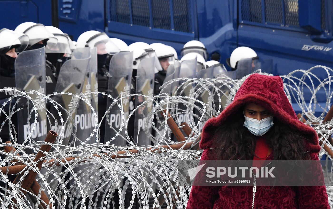 Belarus Poland Border Refugees