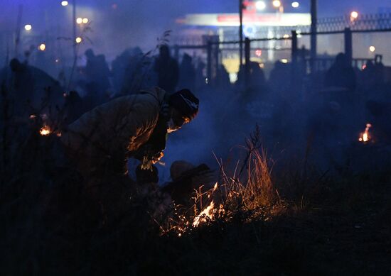 Belarus Poland Border Refugees