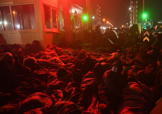 Belarus Poland Border Refugees