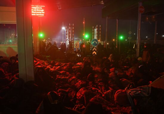 Belarus Poland Border Refugees