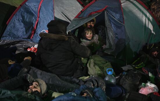 Belarus Poland Border Refugees