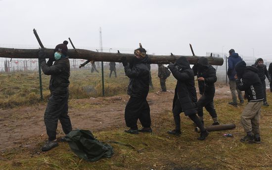 Belarus Poland Border Refugees