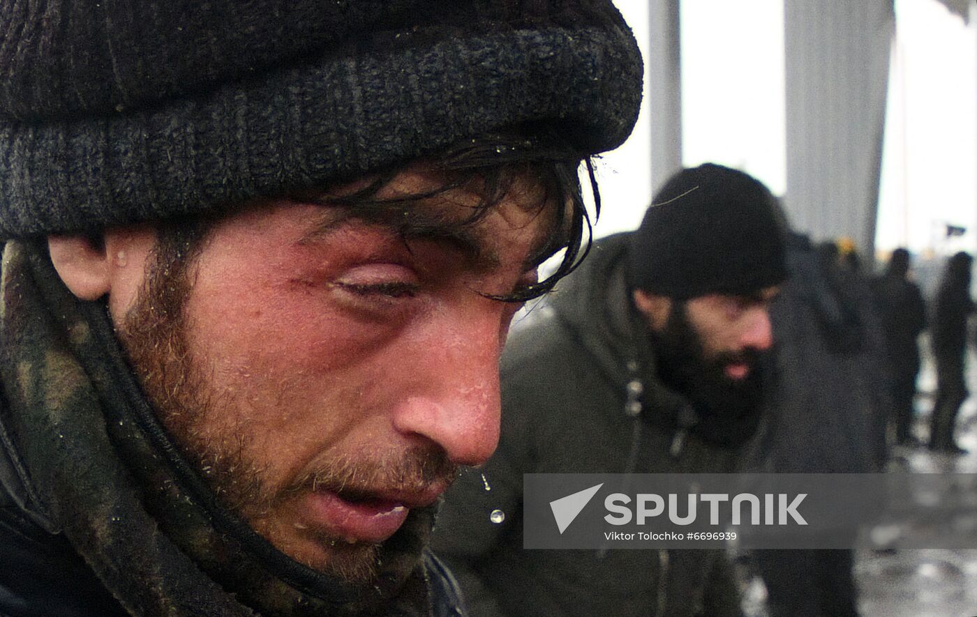 Belarus Poland Border Refugees