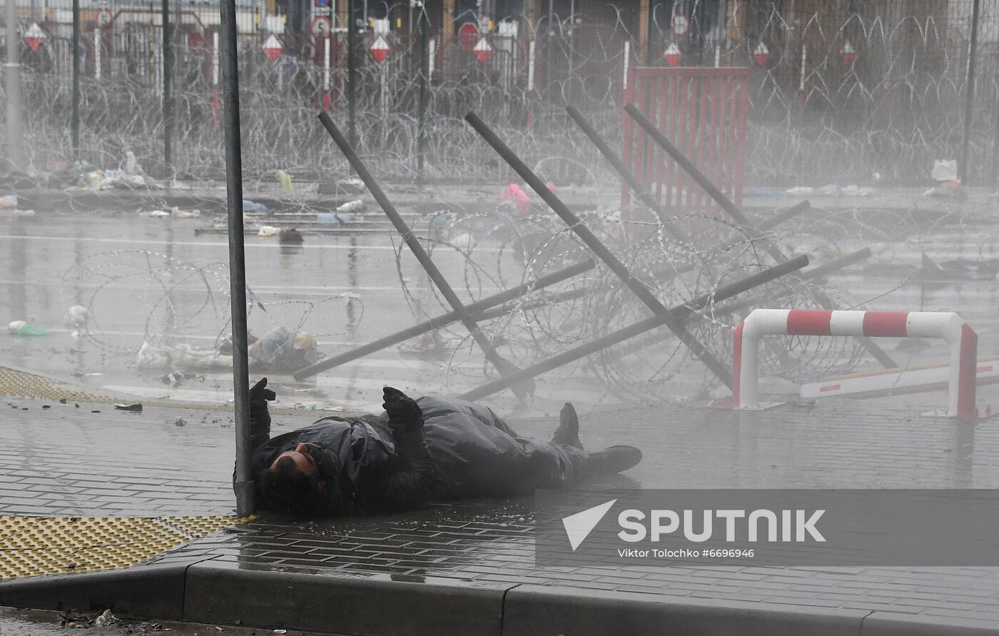 Belarus Poland Border Refugees