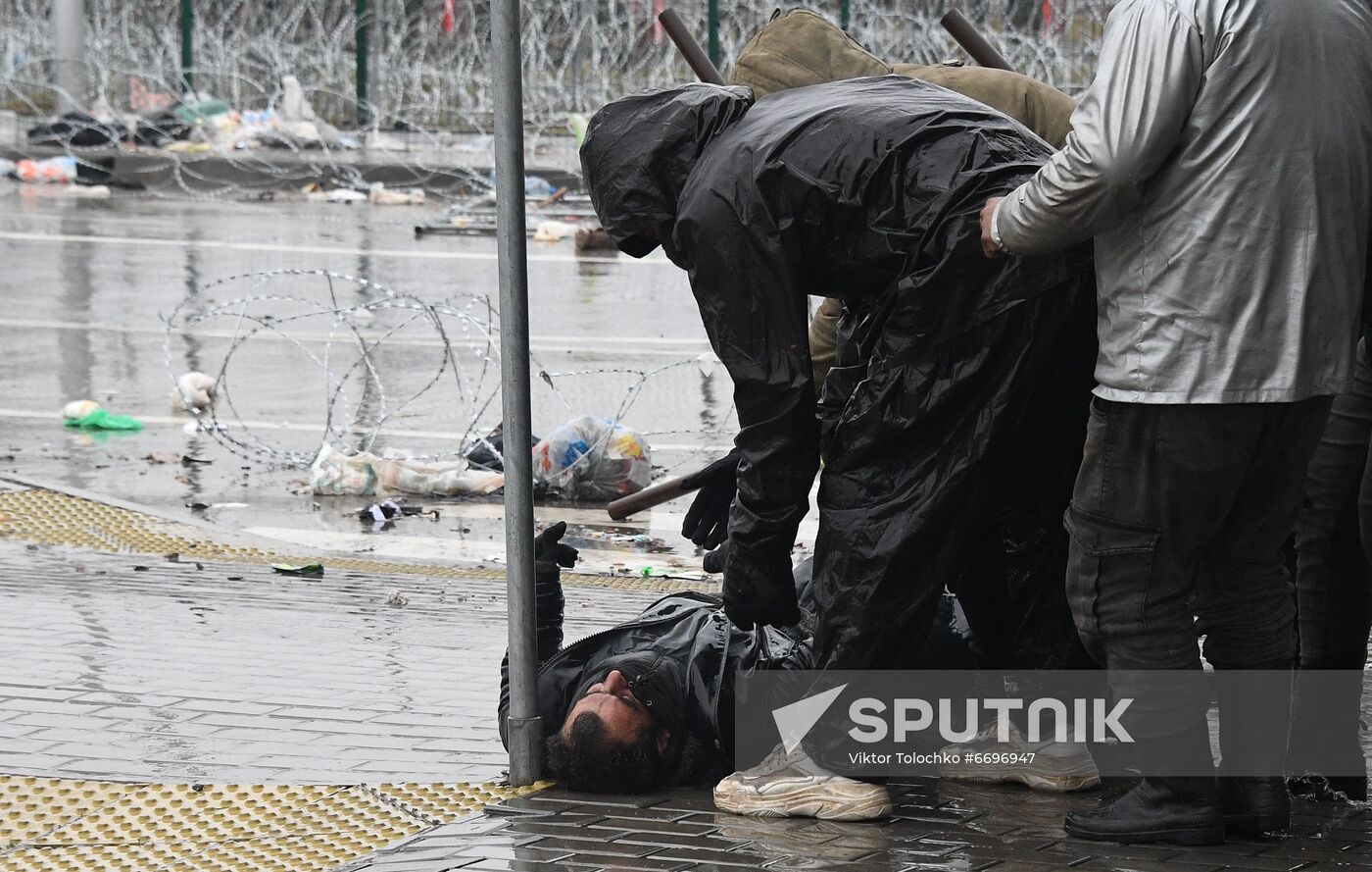 Belarus Poland Border Refugees