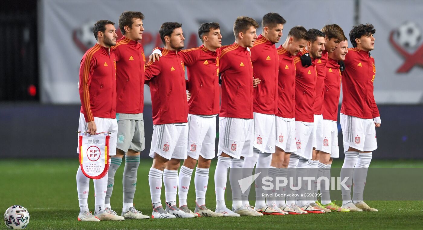 Russia Soccer 2023 Euro U-21 Championship Qualifiers Russia - Spain