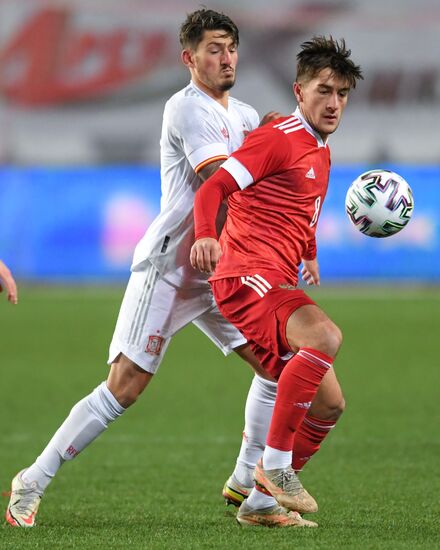 Russia Soccer 2023 Euro U-21 Championship Qualifiers Russia - Spain