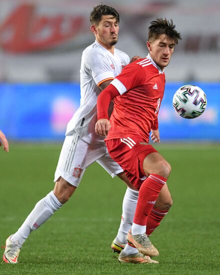 Russia Soccer 2023 Euro U-21 Championship Qualifiers Russia - Spain