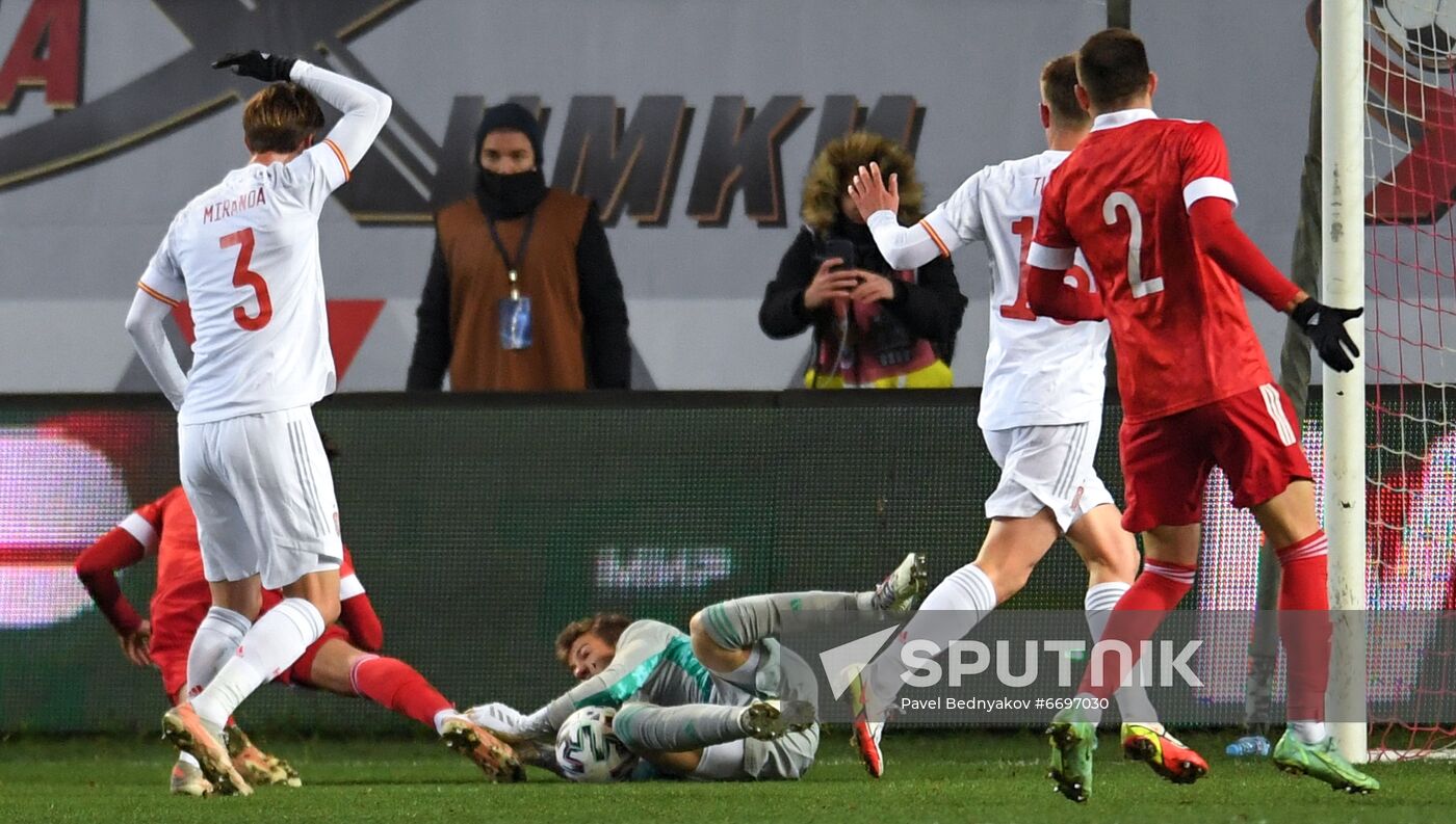 Russia Soccer 2023 Euro U-21 Championship Qualifiers Russia - Spain