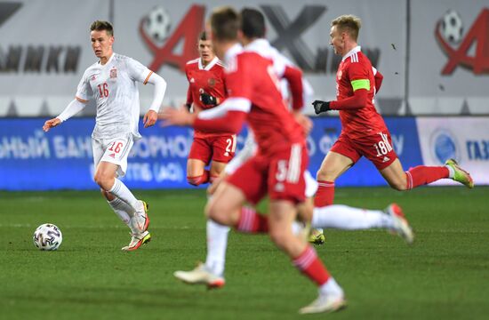 Russia Soccer 2023 Euro U-21 Championship Qualifiers Russia - Spain