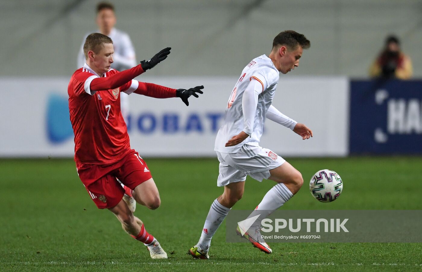 Russia Soccer 2023 Euro U-21 Championship Qualifiers Russia - Spain