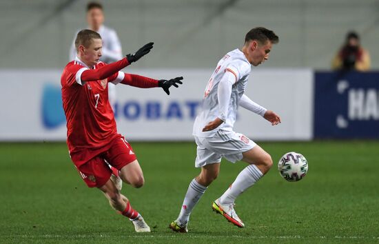 Russia Soccer 2023 Euro U-21 Championship Qualifiers Russia - Spain