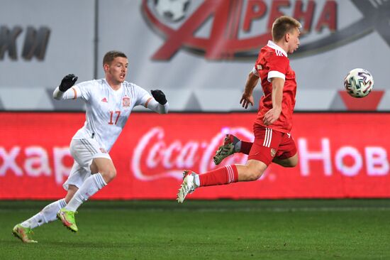 Russia Soccer 2023 Euro U-21 Championship Qualifiers Russia - Spain