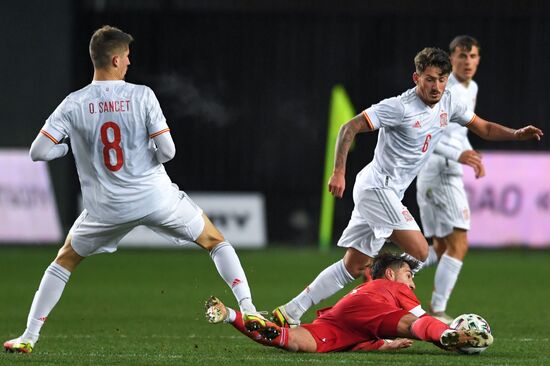 Russia Soccer 2023 Euro U-21 Championship Qualifiers Russia - Spain