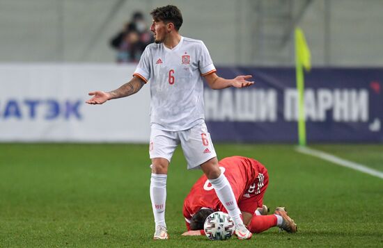 Russia Soccer 2023 Euro U-21 Championship Qualifiers Russia - Spain