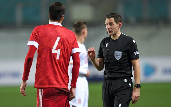 Russia Soccer 2023 Euro U-21 Championship Qualifiers Russia - Spain