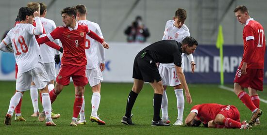 Russia Soccer 2023 Euro U-21 Championship Qualifiers Russia - Spain