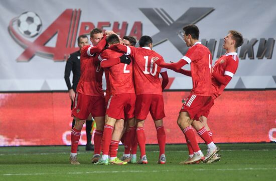 Russia Soccer 2023 Euro U-21 Championship Qualifiers Russia - Spain