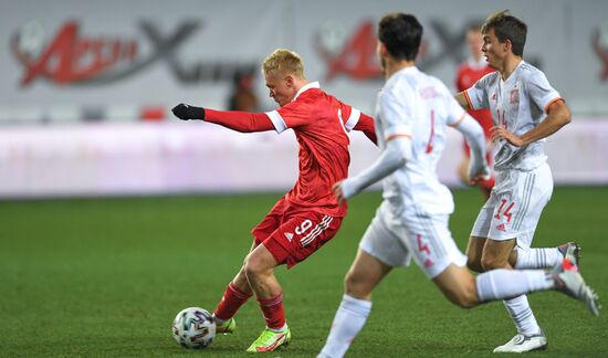 Russia Soccer 2023 Euro U-21 Championship Qualifiers Russia - Spain