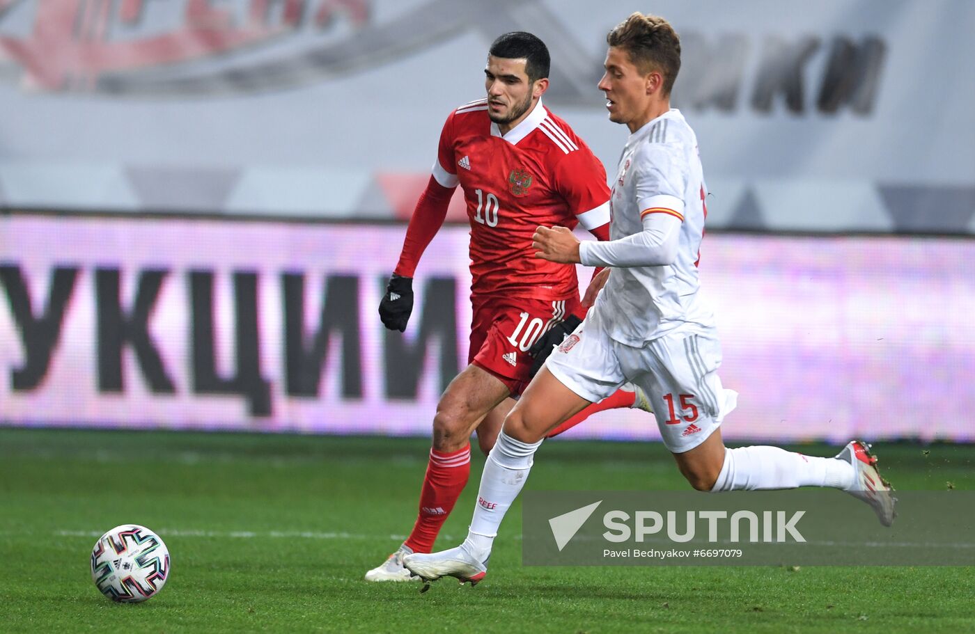 Russia Soccer 2023 Euro U-21 Championship Qualifiers Russia - Spain