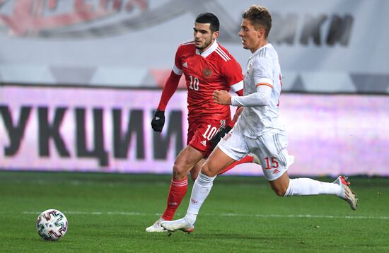 Russia Soccer 2023 Euro U-21 Championship Qualifiers Russia - Spain