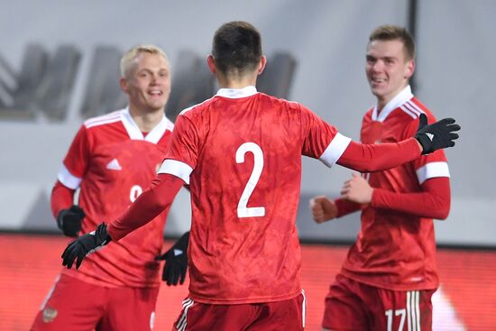 Russia Soccer 2023 Euro U-21 Championship Qualifiers Russia - Spain