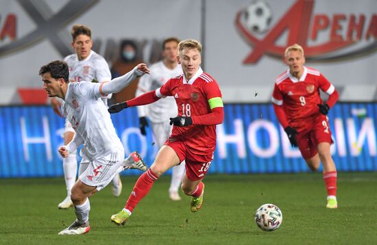 Russia Soccer 2023 Euro U-21 Championship Qualifiers Russia - Spain