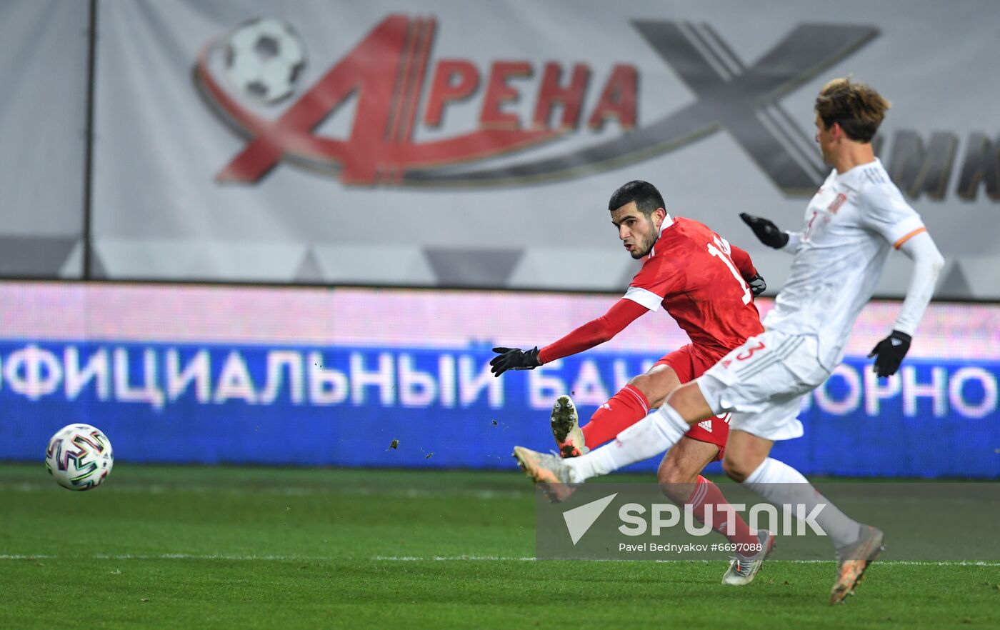 Russia Soccer 2023 Euro U-21 Championship Qualifiers Russia - Spain