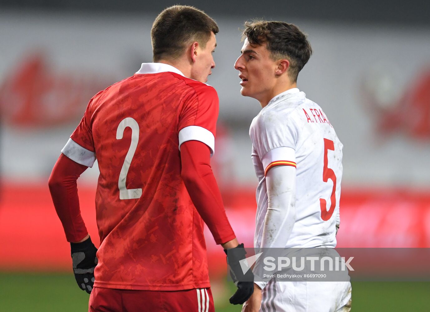 Russia Soccer 2023 Euro U-21 Championship Qualifiers Russia - Spain