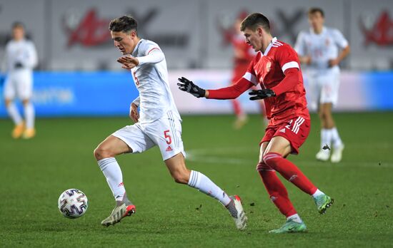 Russia Soccer 2023 Euro U-21 Championship Qualifiers Russia - Spain
