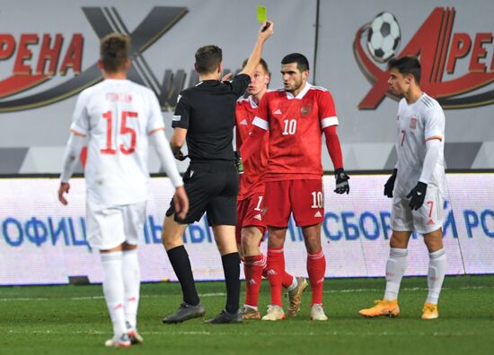 Russia Soccer 2023 Euro U-21 Championship Qualifiers Russia - Spain