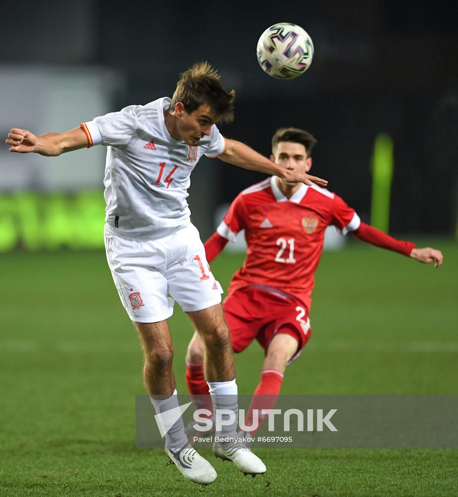 Russia Soccer 2023 Euro U-21 Championship Qualifiers Russia - Spain