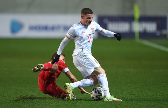 Russia Soccer 2023 Euro U-21 Championship Qualifiers Russia - Spain