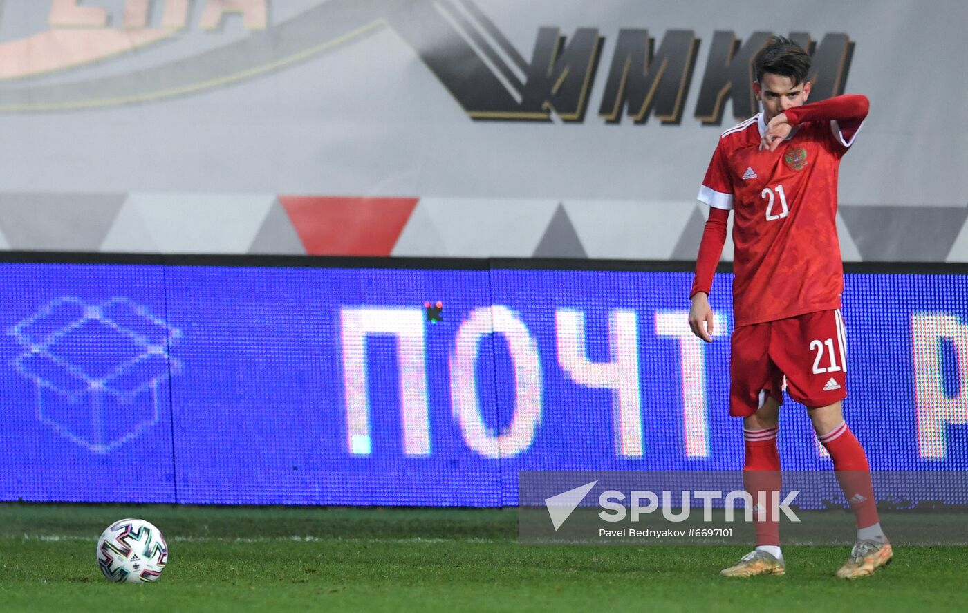 Russia Soccer 2023 Euro U-21 Championship Qualifiers Russia - Spain
