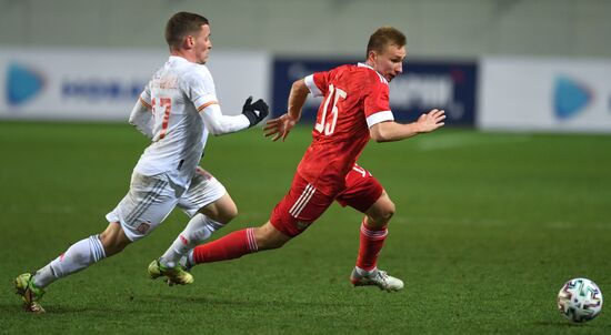 Russia Soccer 2023 Euro U-21 Championship Qualifiers Russia - Spain