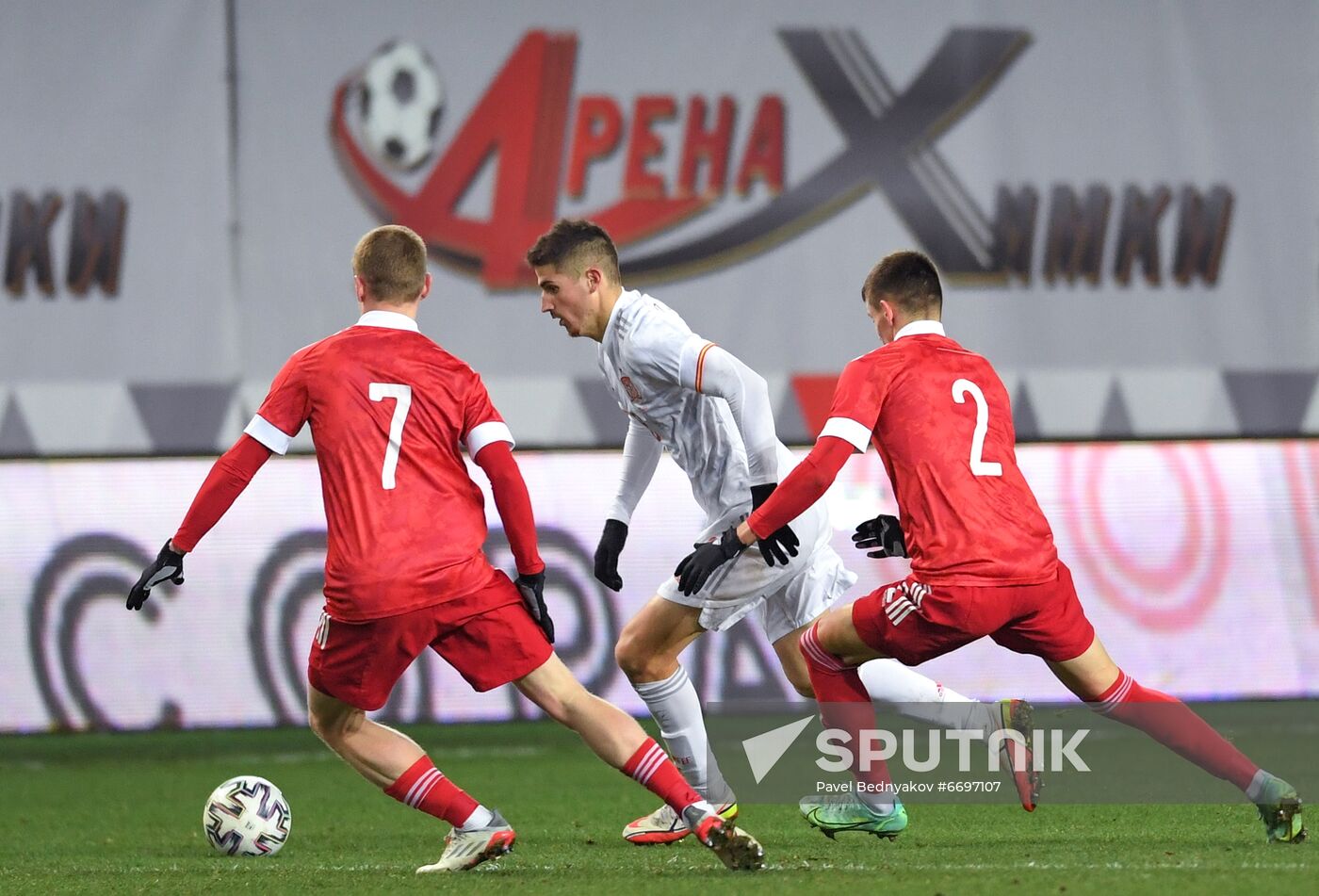 Russia Soccer 2023 Euro U-21 Championship Qualifiers Russia - Spain
