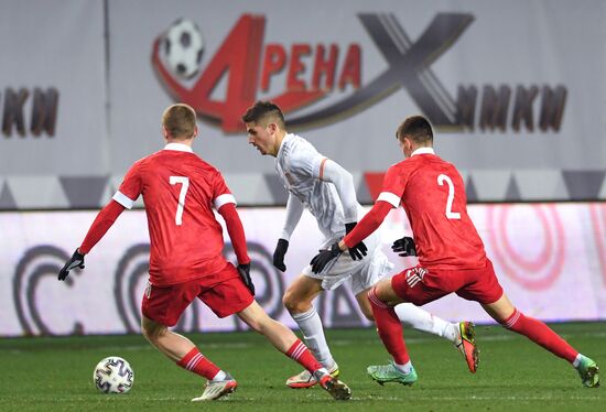 Russia Soccer 2023 Euro U-21 Championship Qualifiers Russia - Spain