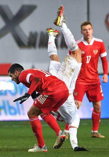 Russia Soccer 2023 Euro U-21 Championship Qualifiers Russia - Spain