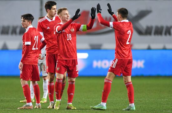Russia Soccer 2023 Euro U-21 Championship Qualifiers Russia - Spain