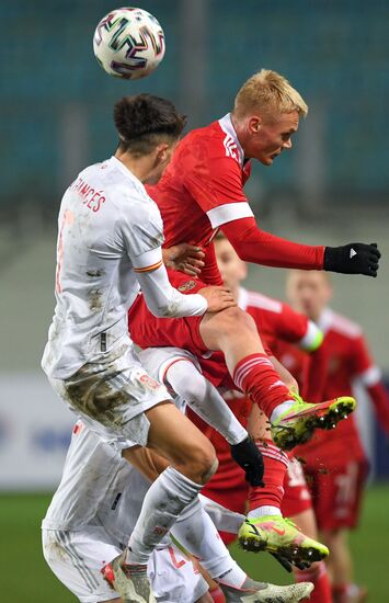 Russia Soccer 2023 Euro U-21 Championship Qualifiers Russia - Spain