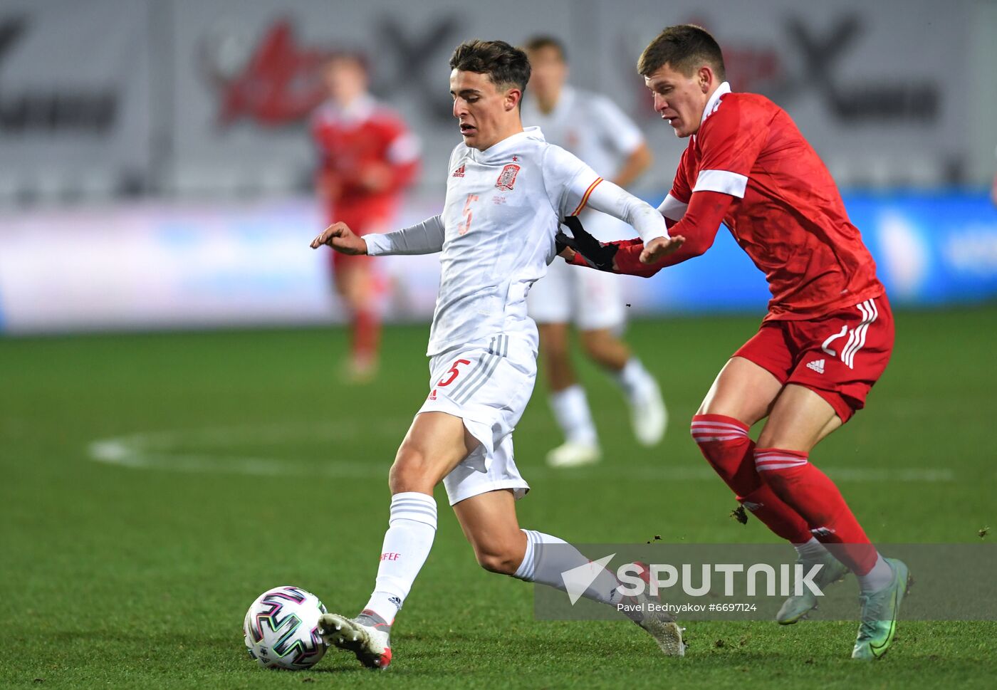 Russia Soccer 2023 Euro U-21 Championship Qualifiers Russia - Spain