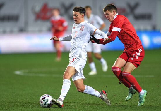 Russia Soccer 2023 Euro U-21 Championship Qualifiers Russia - Spain