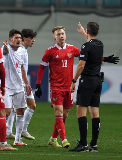 Russia Soccer 2023 Euro U-21 Championship Qualifiers Russia - Spain