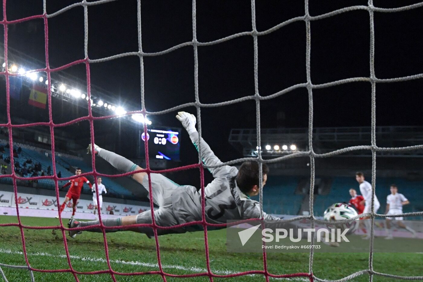 Russia Soccer 2023 Euro U-21 Championship Qualifiers Russia - Spain